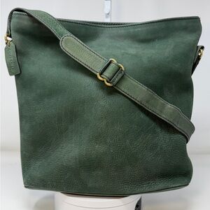 Coach Sonoma Vintage 1994 Made in Italy Medium Bucket Zip Bag in Spruce